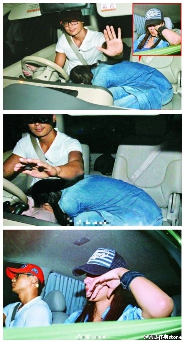 港媒曝 杨怡 罗仲谦 车震 四十分钟  杨怡 怒斥狗仔