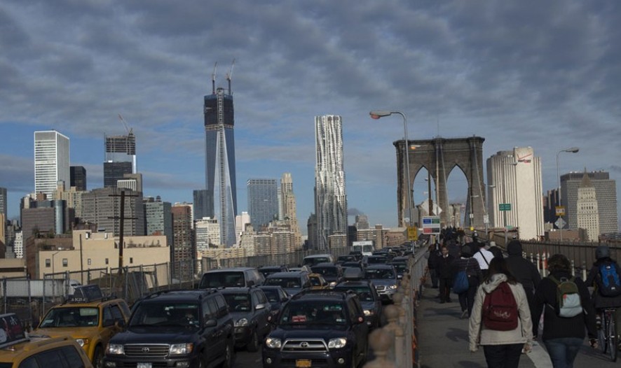 纽约曼哈顿停水停电 现大面积拥堵(图) - [中国证