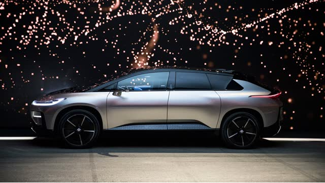 法拉第,乐视ces展发布首款生态电动车ff 91